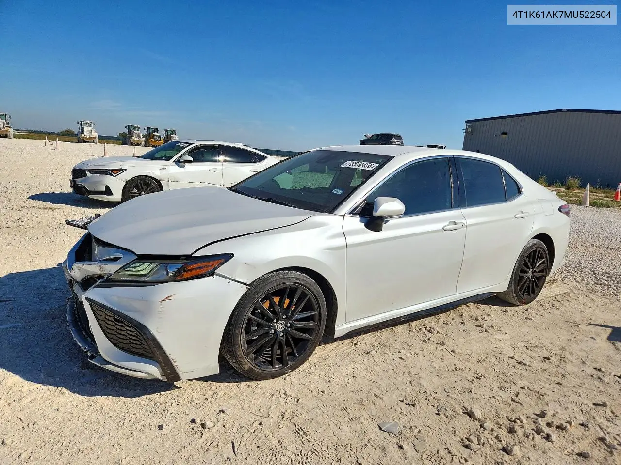 TOYOTA CAMRY 2021, VIN 4T1K61AK7MU522504