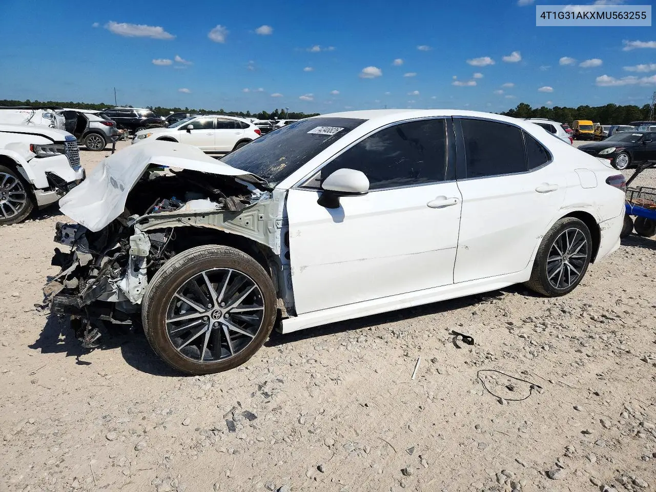 TOYOTA CAMRY 2021, VIN 4T1G31AKXMU563255