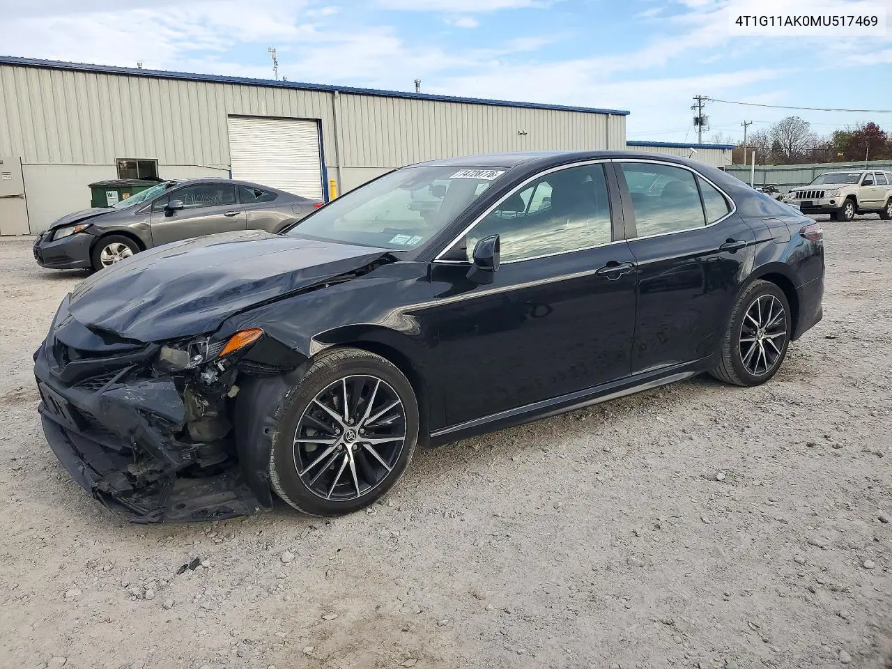 TOYOTA CAMRY 2021, VIN 4T1G11AK0MU517469