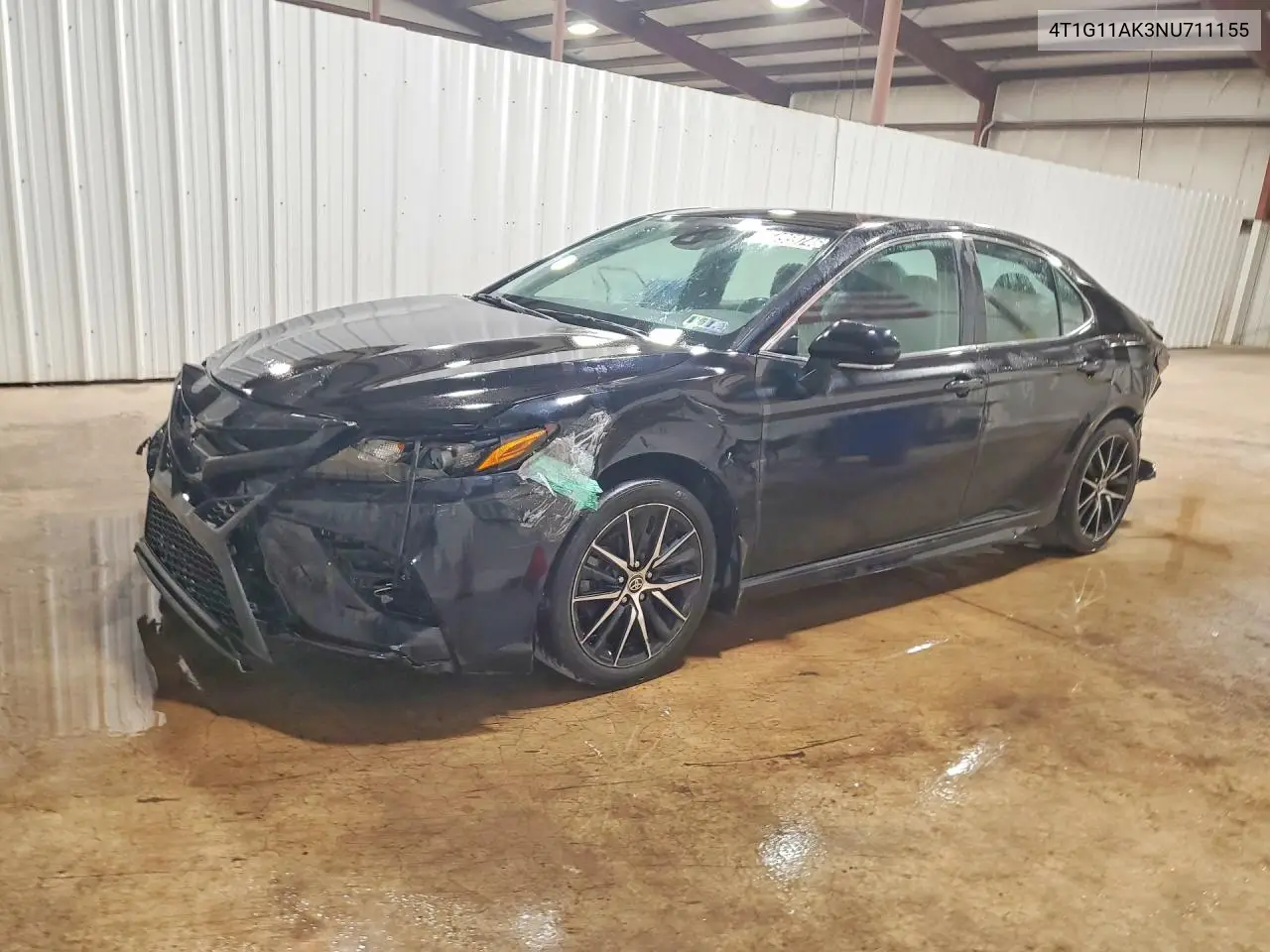 TOYOTA CAMRY 2022, VIN 4T1G11AK3NU711155