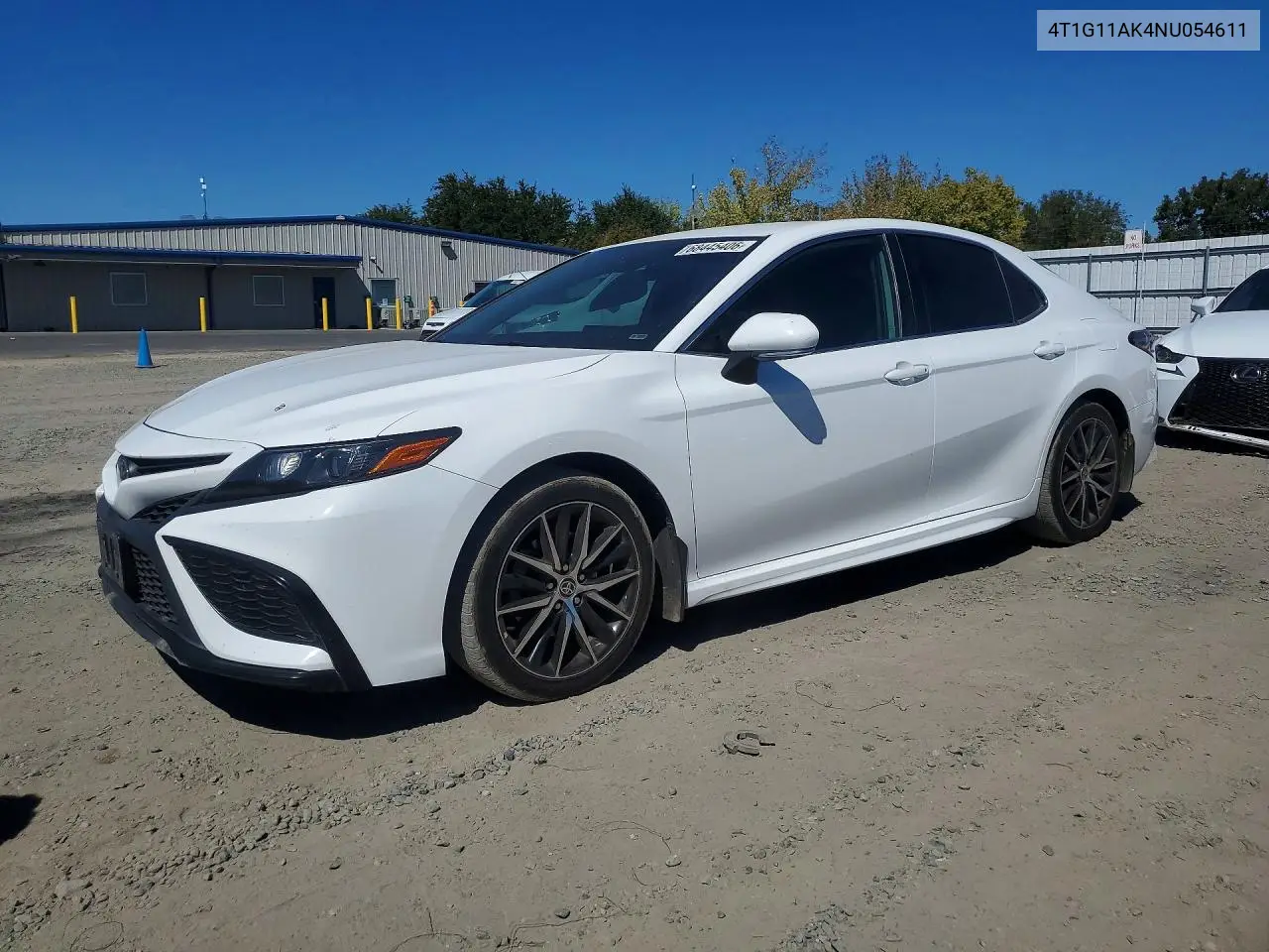 TOYOTA CAMRY 2022, VIN 4T1G11AK4NU054611
