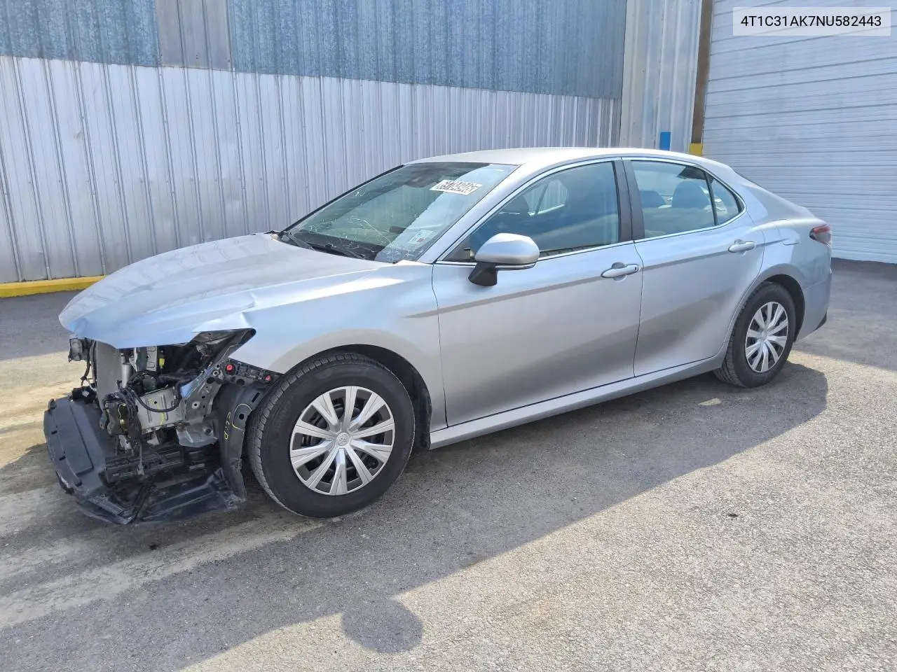 TOYOTA CAMRY 2022, VIN 4T1C31AK7NU582443
