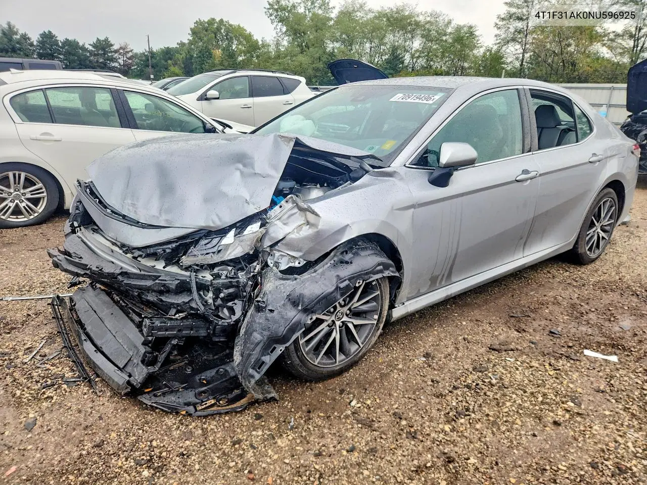 TOYOTA CAMRY 2022, VIN 4T1F31AK0NU596925