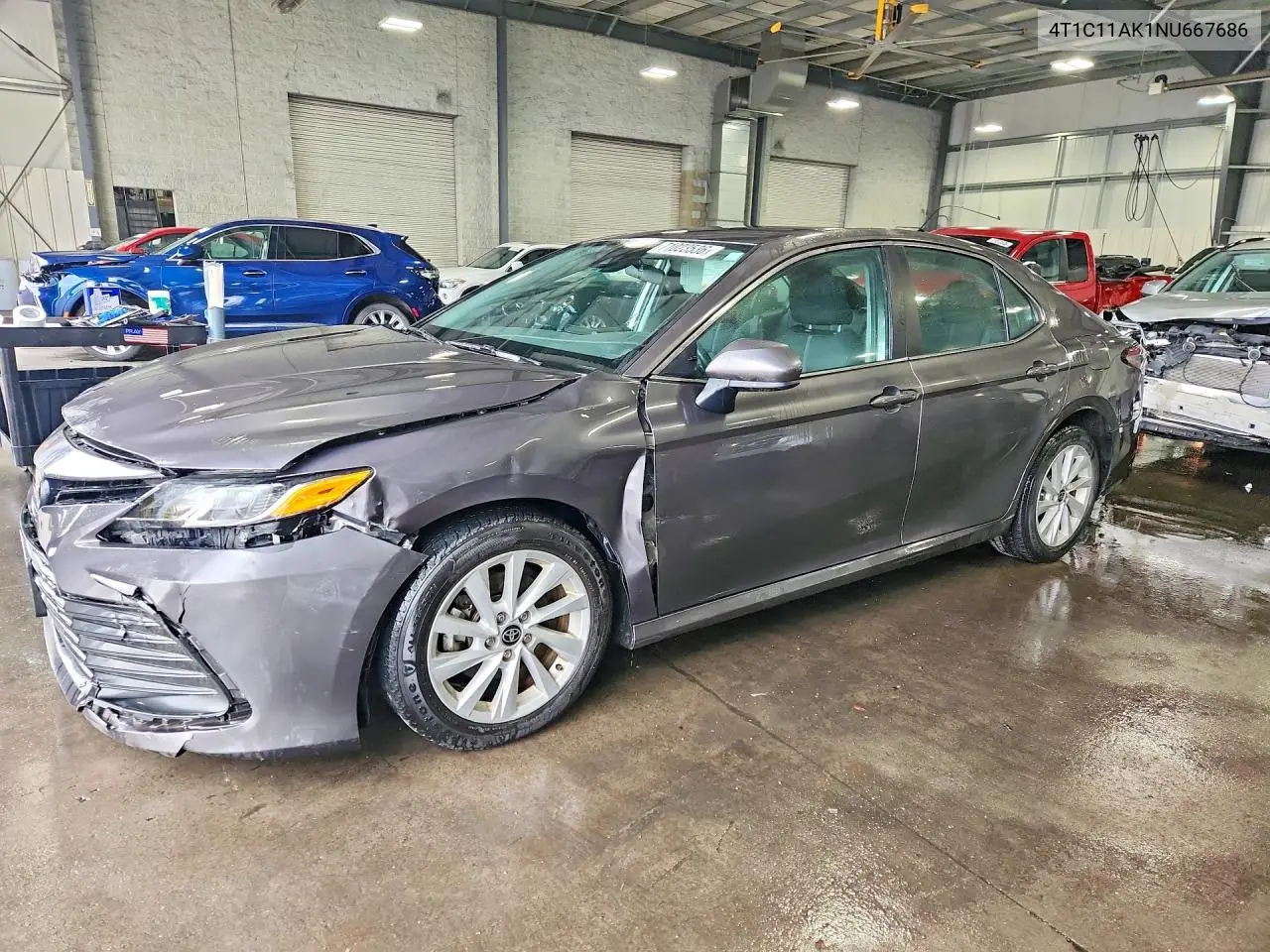 TOYOTA CAMRY 2022, VIN 4T1C11AK1NU667686