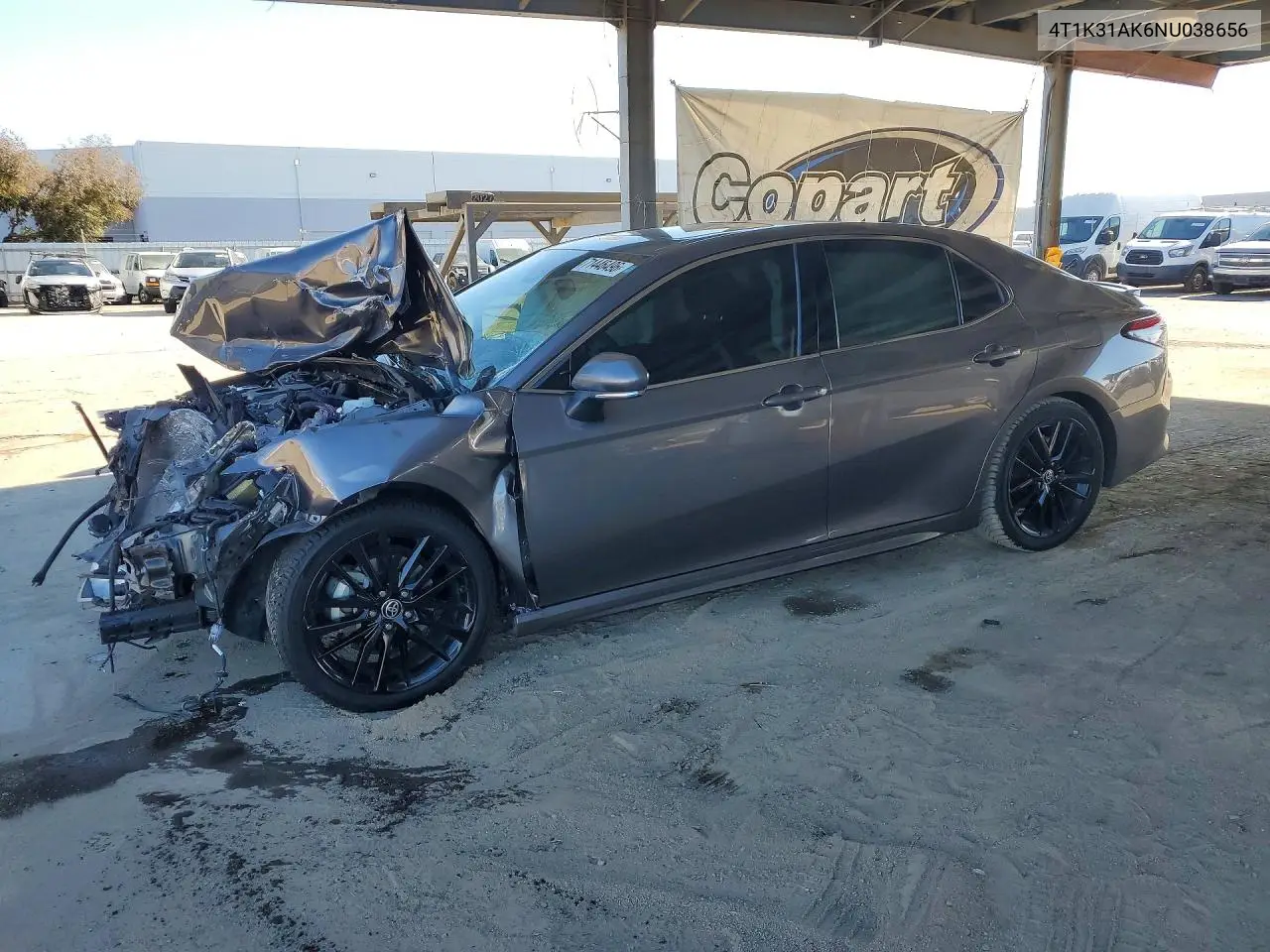 TOYOTA CAMRY 2022, VIN 4T1K31AK6NU038656