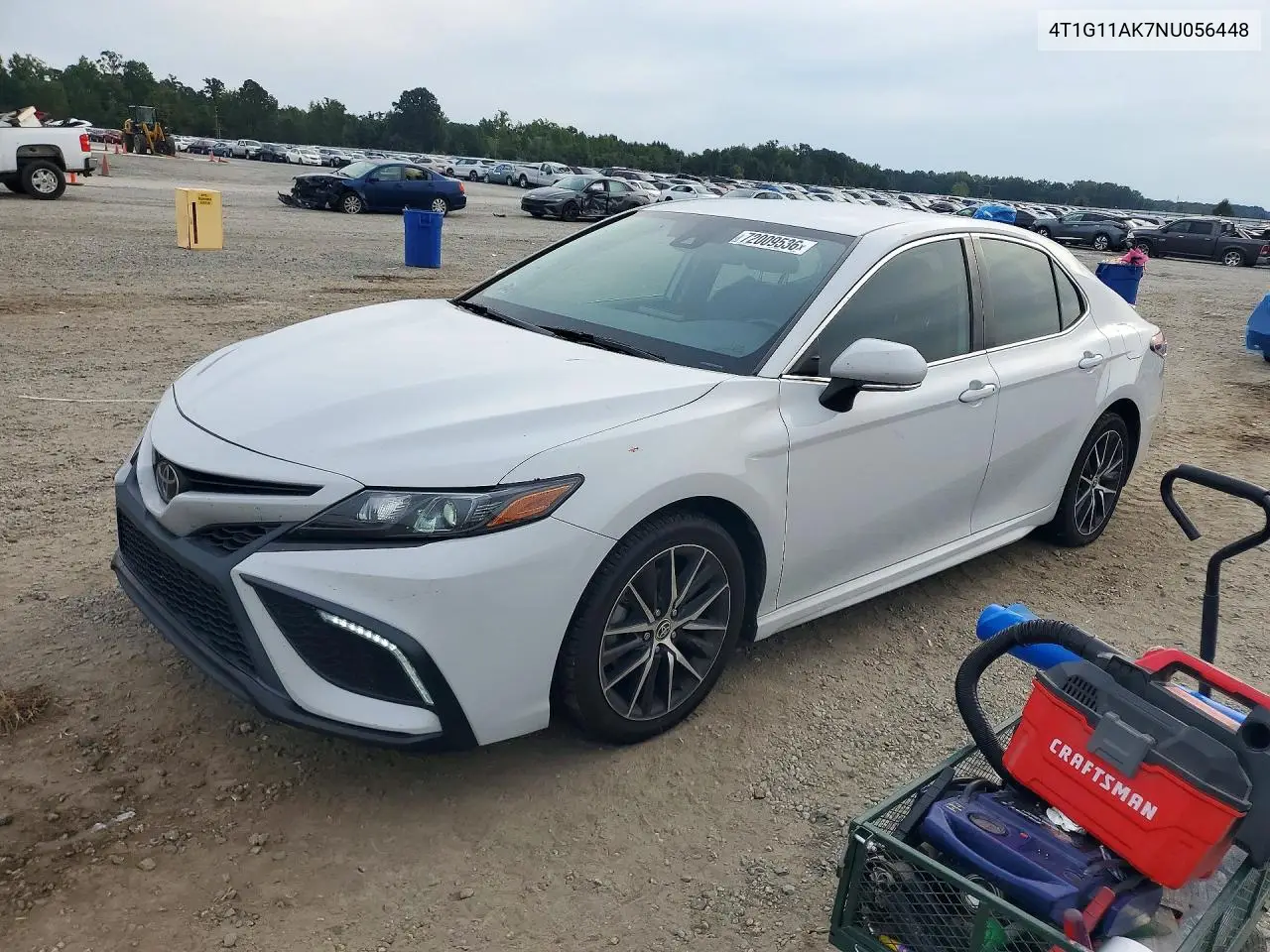 TOYOTA CAMRY 2022, VIN 4T1G11AK7NU056448