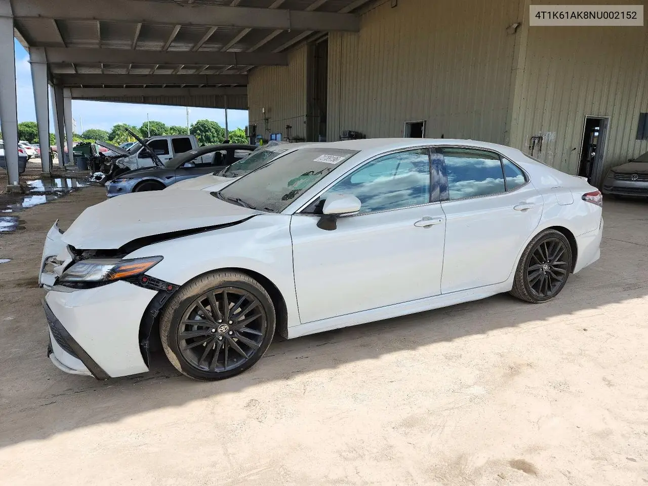 TOYOTA CAMRY 2022, VIN 4T1K61AK8NU002152