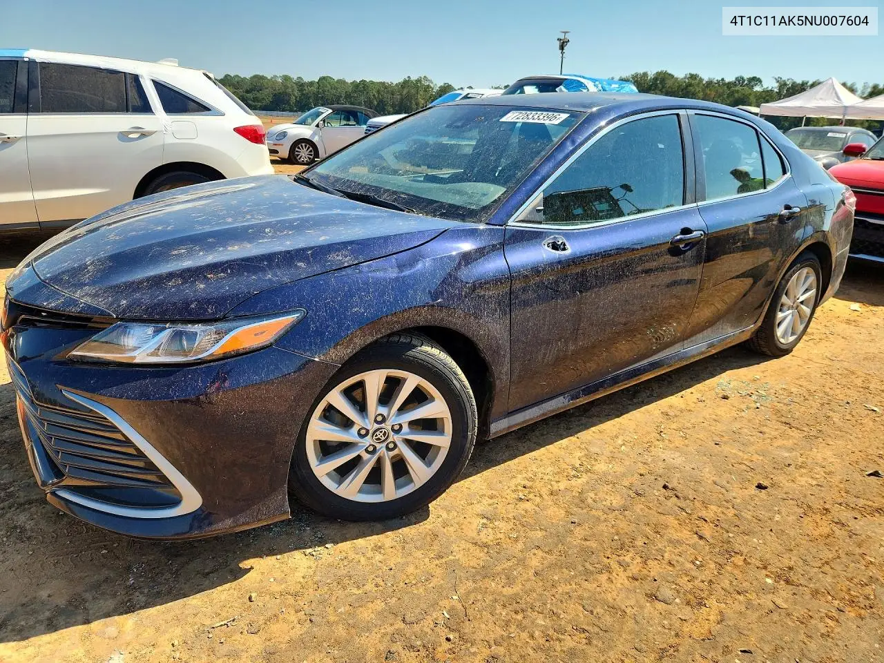 TOYOTA CAMRY 2022, VIN 4T1C11AK5NU007604