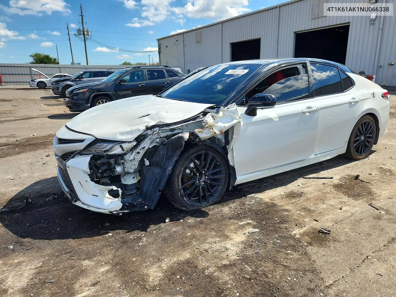 TOYOTA CAMRY 2022, VIN 4T1K61AK1NU066338