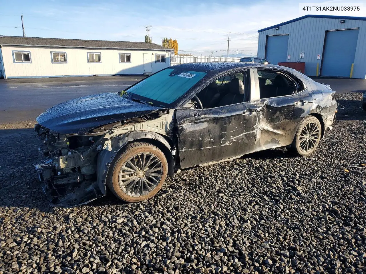 TOYOTA CAMRY 2022, VIN 4T1T31AK2NU033975
