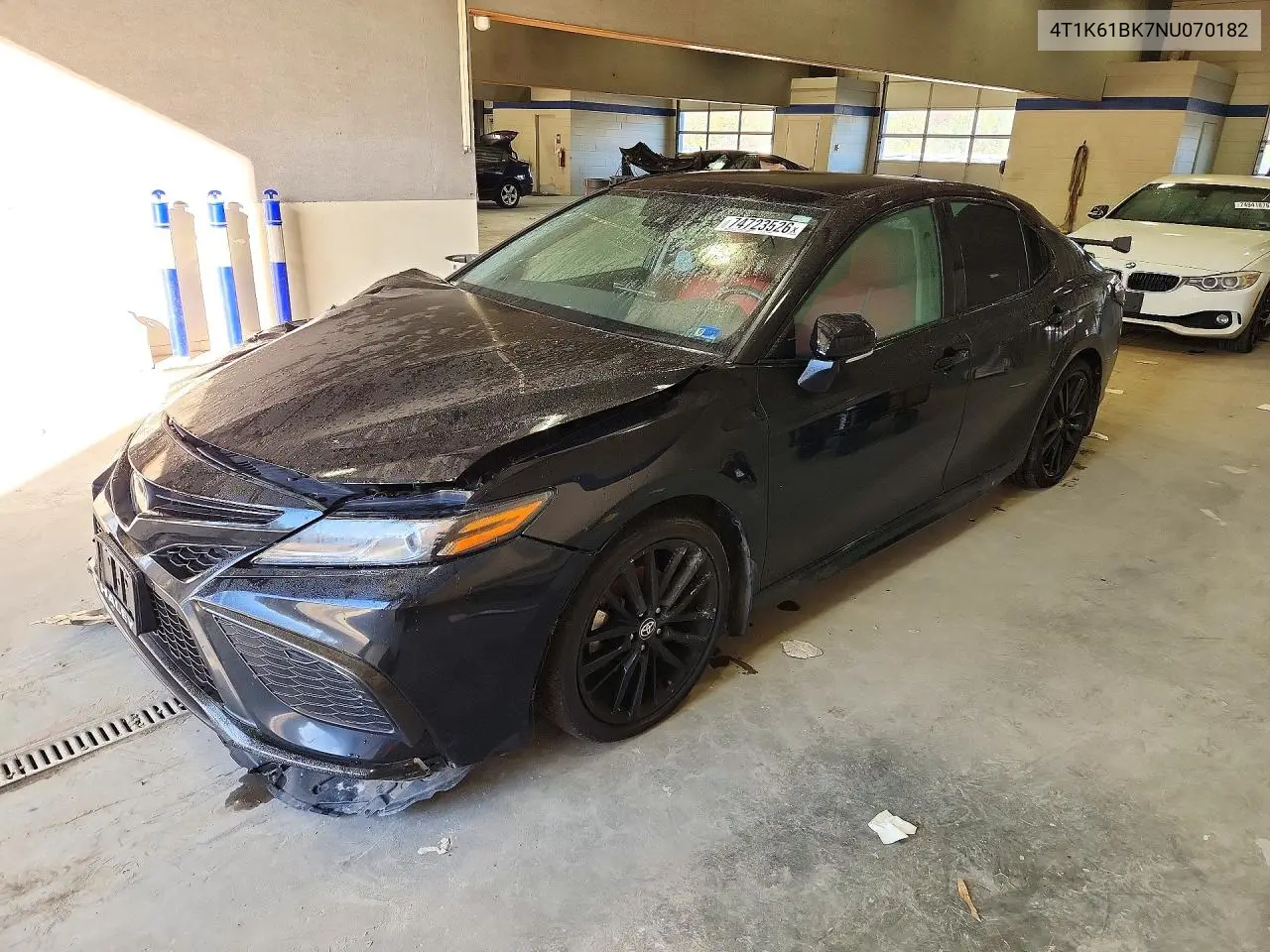 TOYOTA CAMRY 2022, VIN 4T1K61BK7NU070182