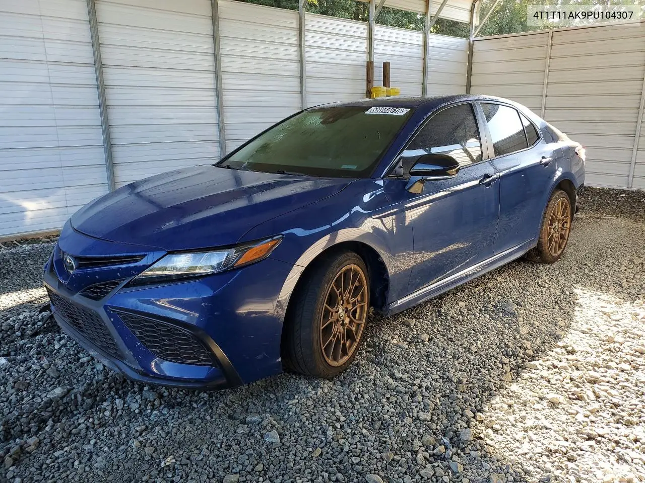 TOYOTA CAMRY 2023, VIN 4T1T11AK9PU104307
