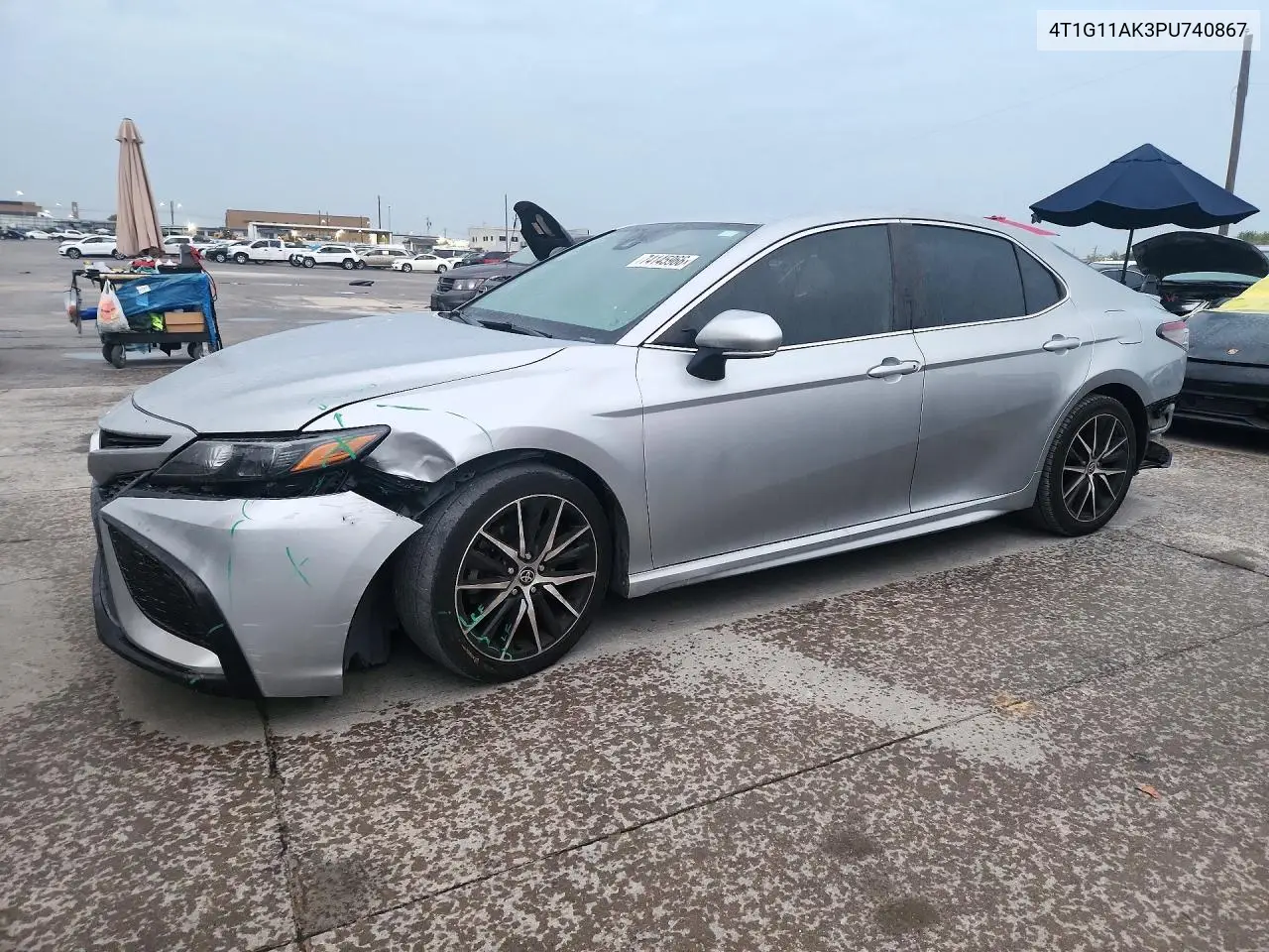 TOYOTA CAMRY 2023, VIN 4T1G11AK3PU740867