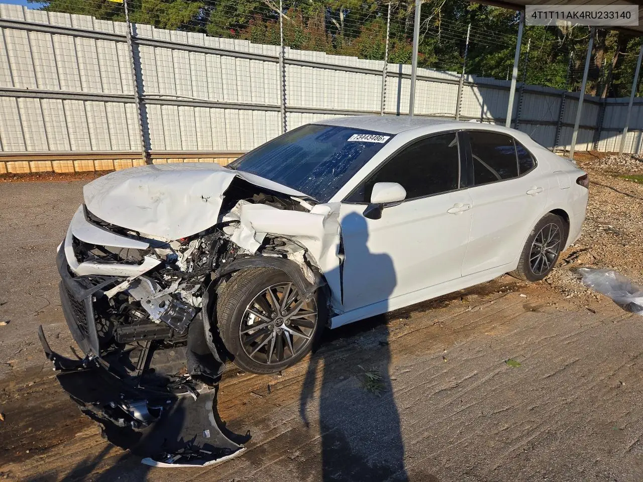 TOYOTA CAMRY 2024, VIN 4T1T11AK4RU233140