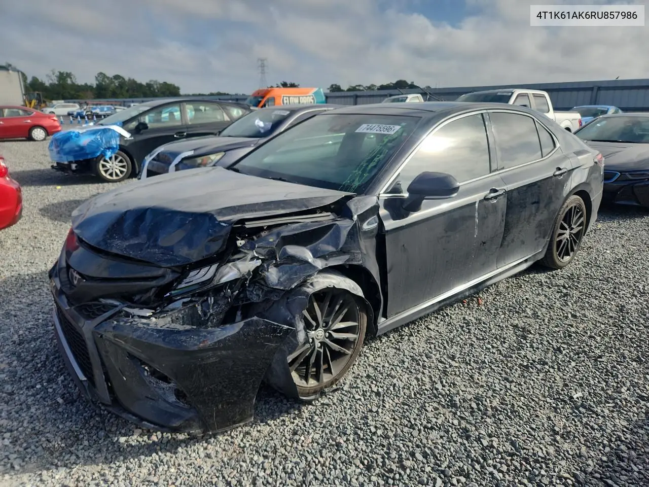 TOYOTA CAMRY 2024, VIN 4T1K61AK6RU857986