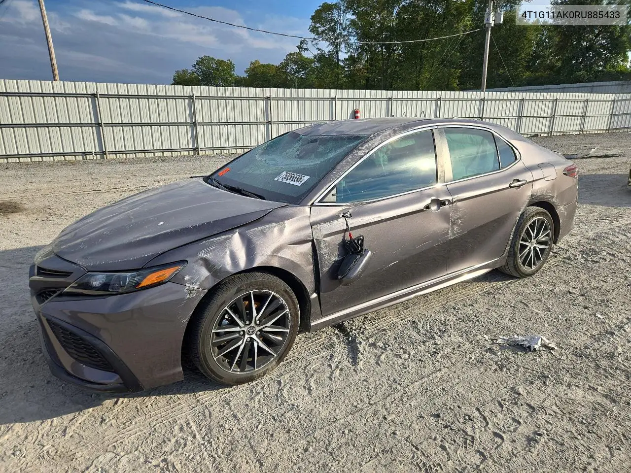 TOYOTA CAMRY 2024, VIN 4T1G11AK0RU885433