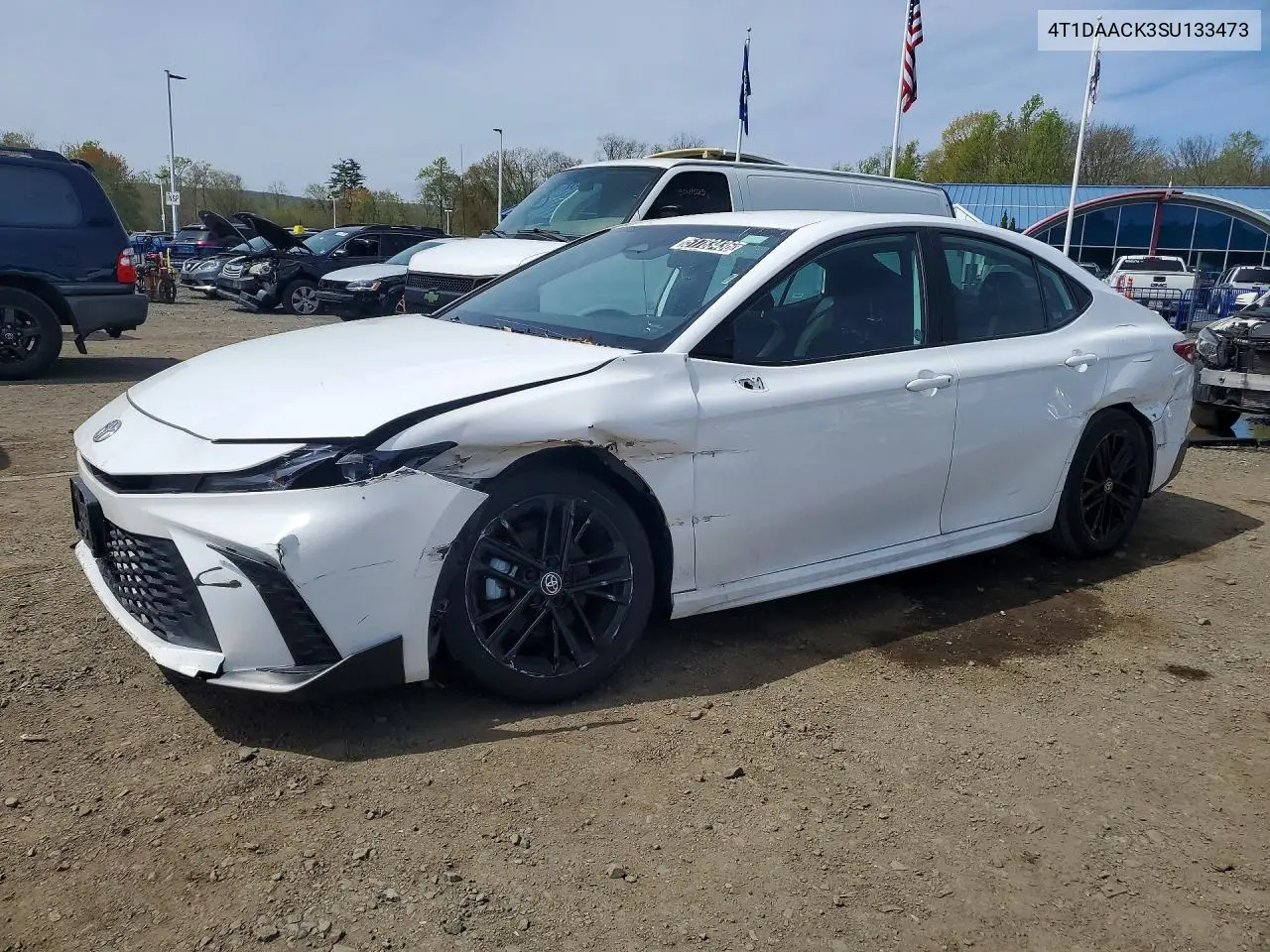 TOYOTA CAMRY 2025, VIN 4T1DAACK3SU133473