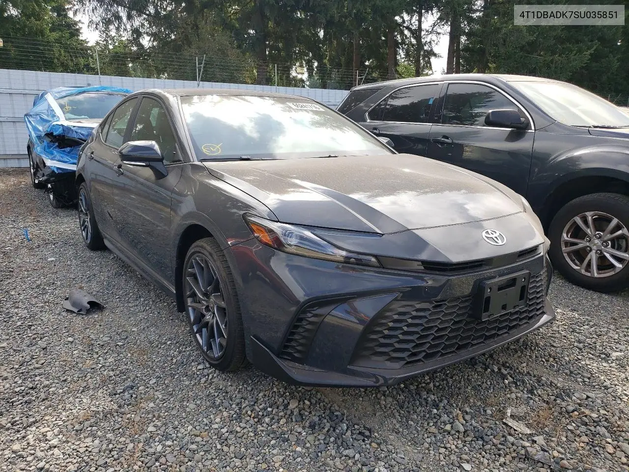 TOYOTA CAMRY 2025, VIN 4T1DBADK7SU035851