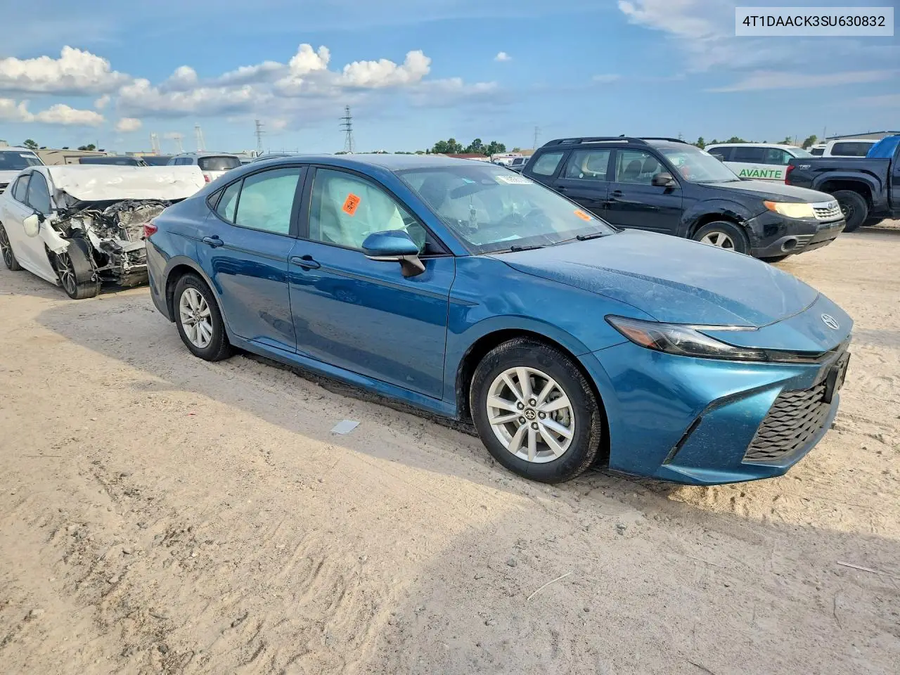 2025 TOYOTA CAMRY VIN 4T1DAACK3SU630832 — фото 4