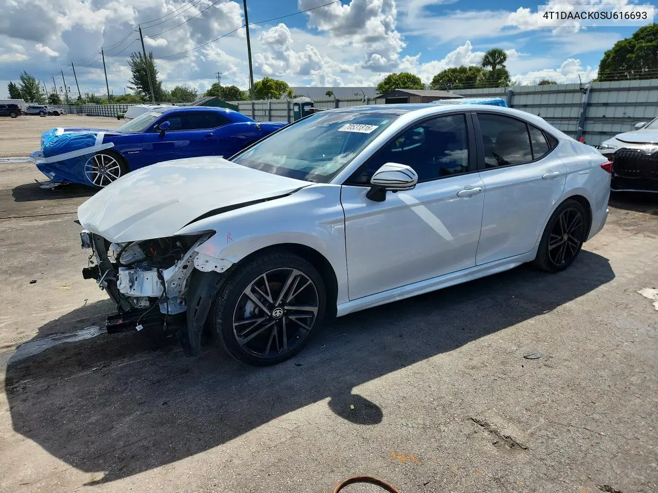 TOYOTA CAMRY 2025, VIN 4T1DAACK0SU616693