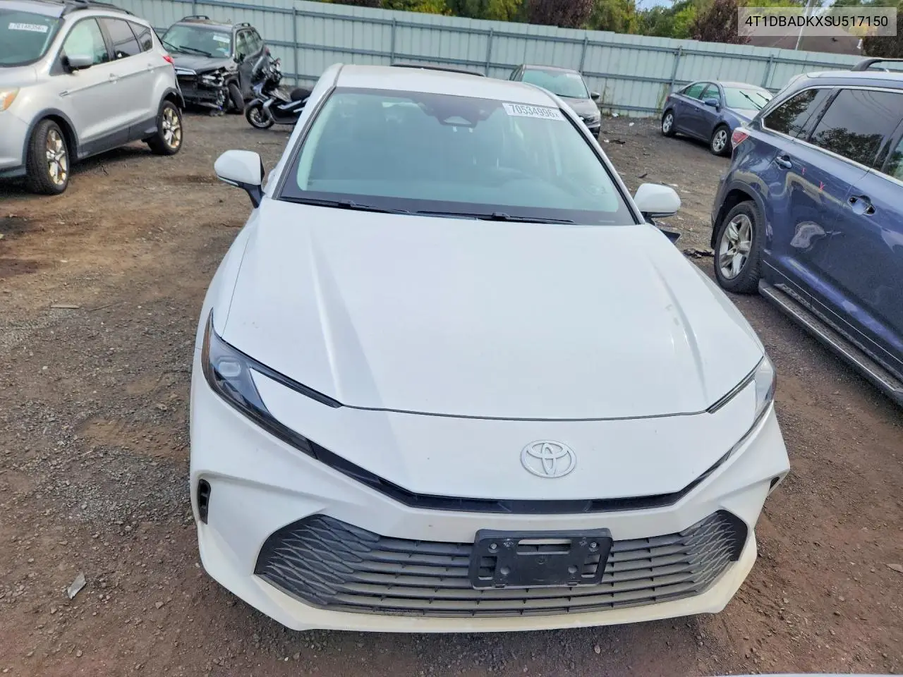 2025 TOYOTA CAMRY VIN 4T1DBADKXSU517150 — фото 5