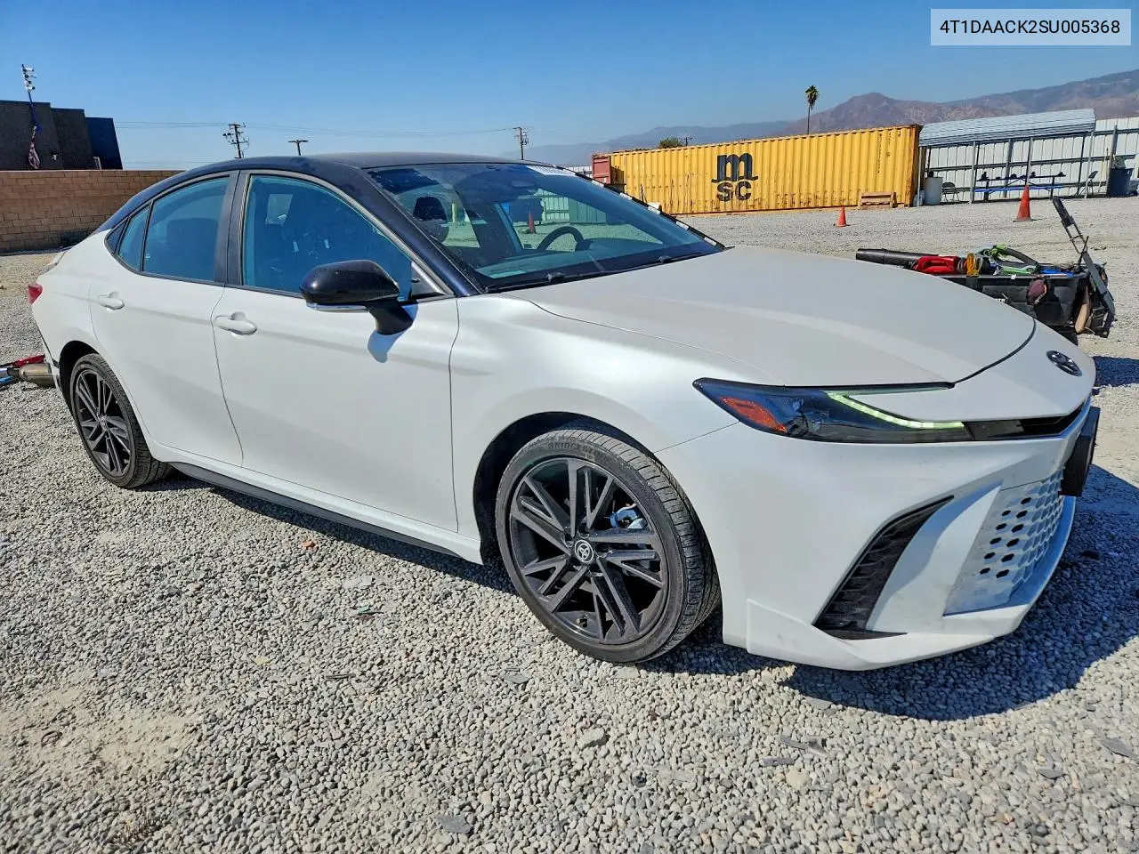 2025 TOYOTA CAMRY VIN 4T1DAACK2SU005368 — фото 4