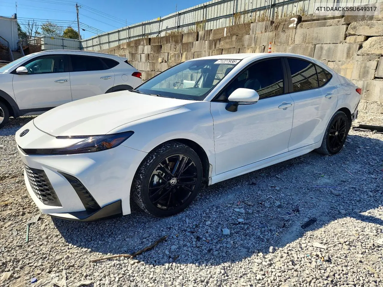 TOYOTA CAMRY 2025, VIN 4T1DAACK5SU649317