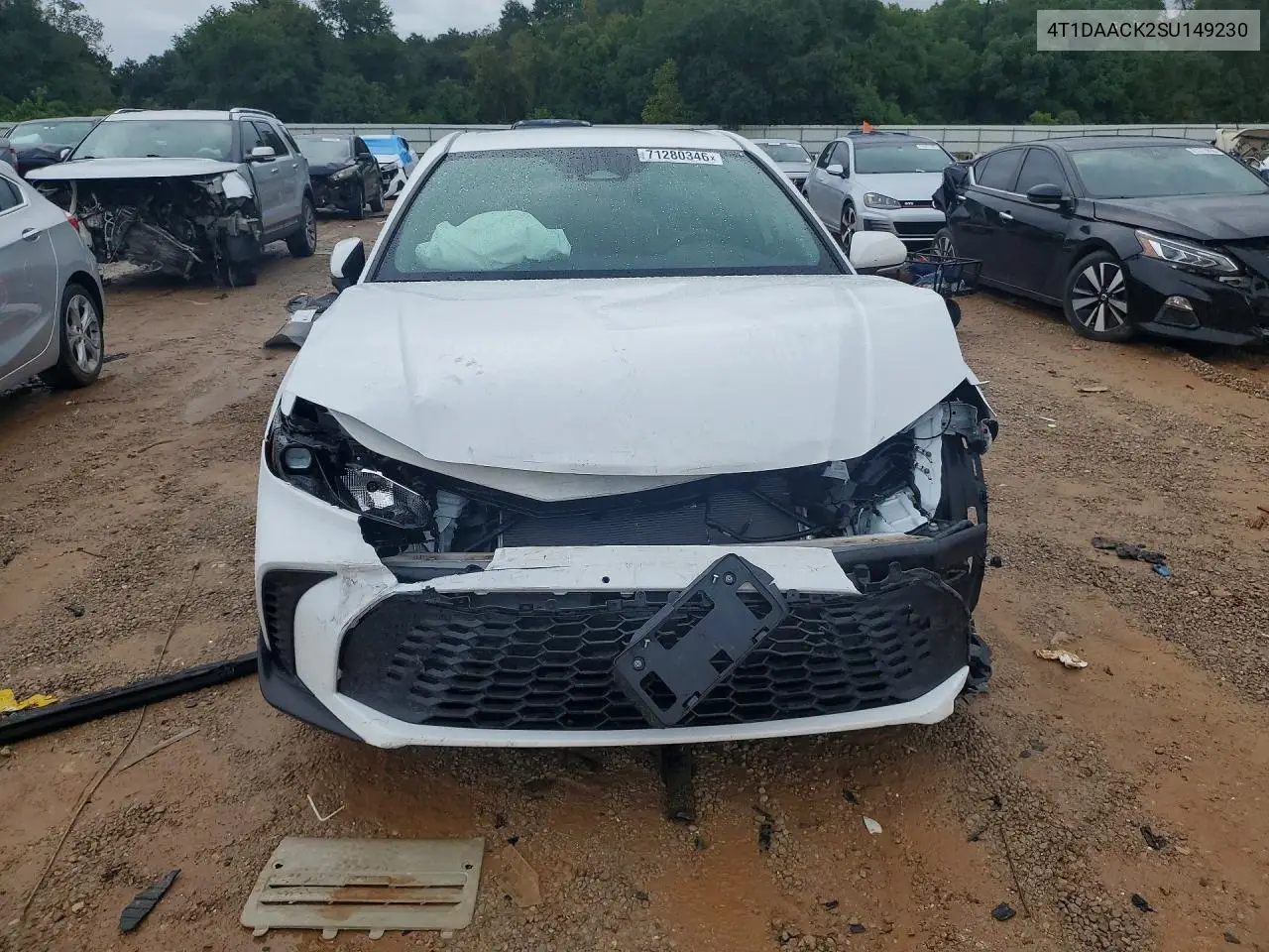 2025 TOYOTA CAMRY VIN 4T1DAACK2SU149230 — фото 5