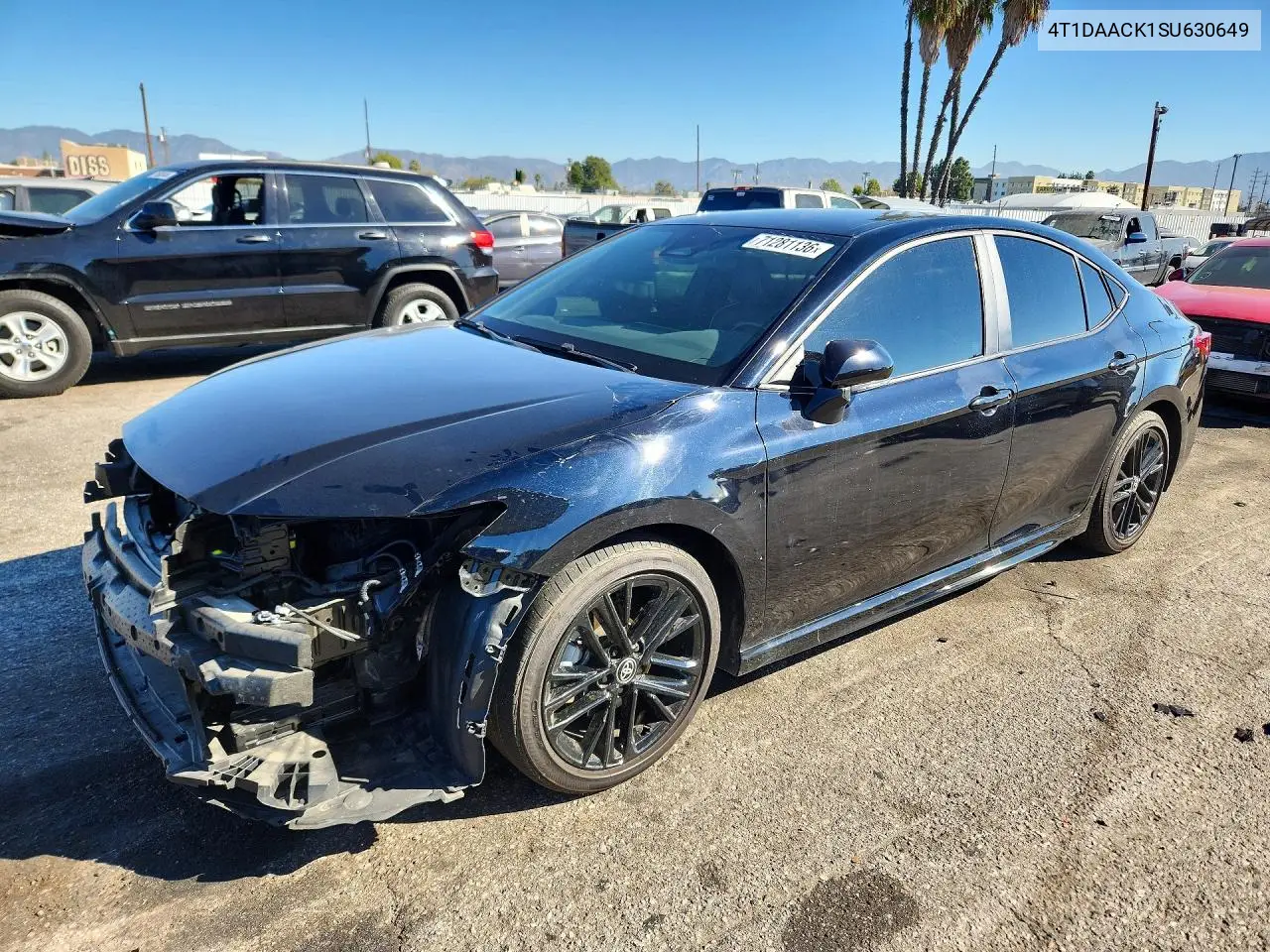 TOYOTA CAMRY 2025, VIN 4T1DAACK1SU630649