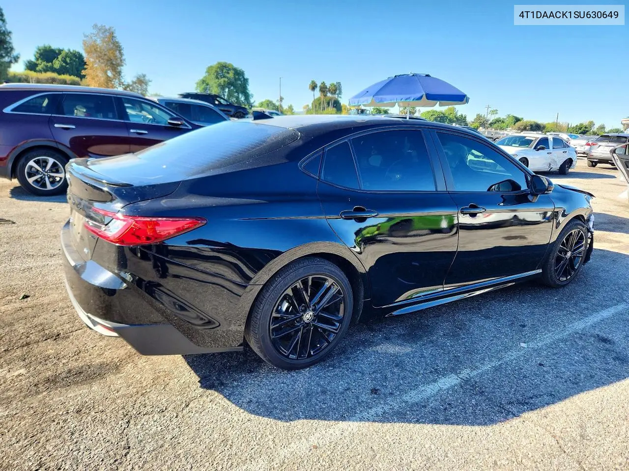 2025 TOYOTA CAMRY VIN 4T1DAACK1SU630649 — фото 3