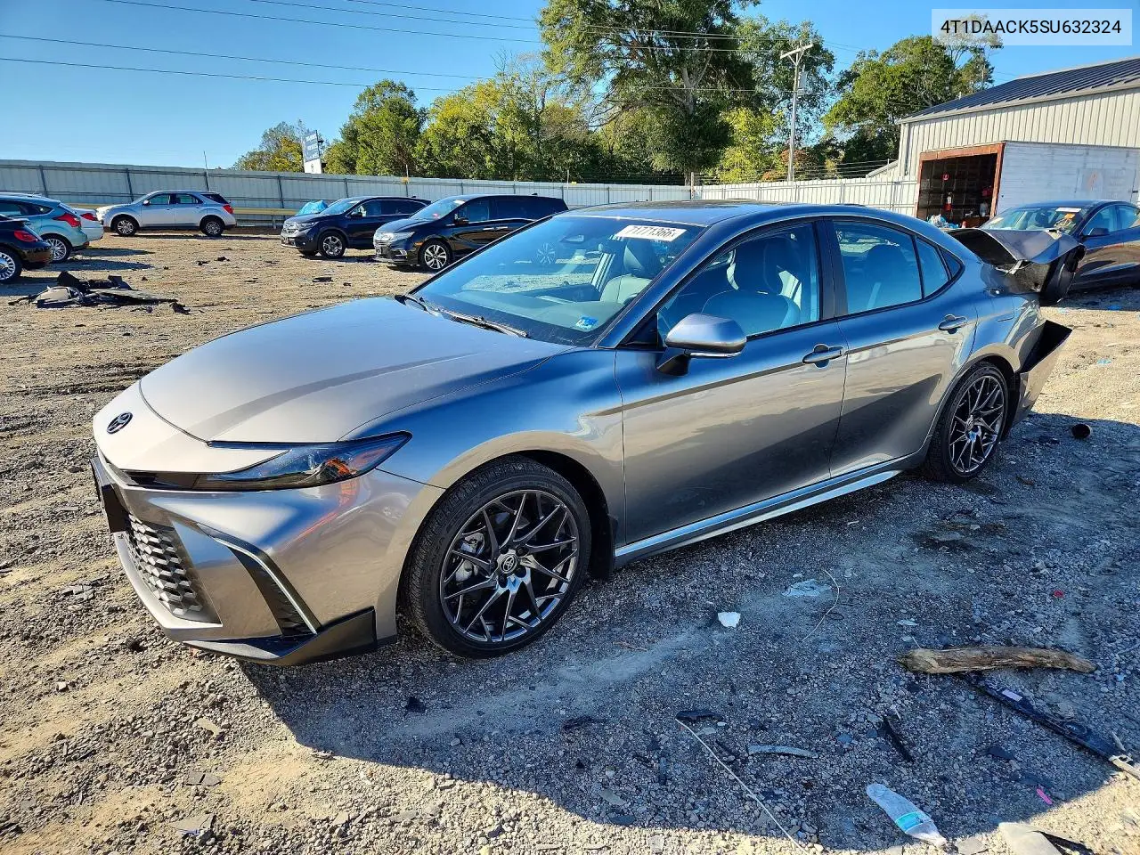 TOYOTA CAMRY 2025, VIN 4T1DAACK5SU632324