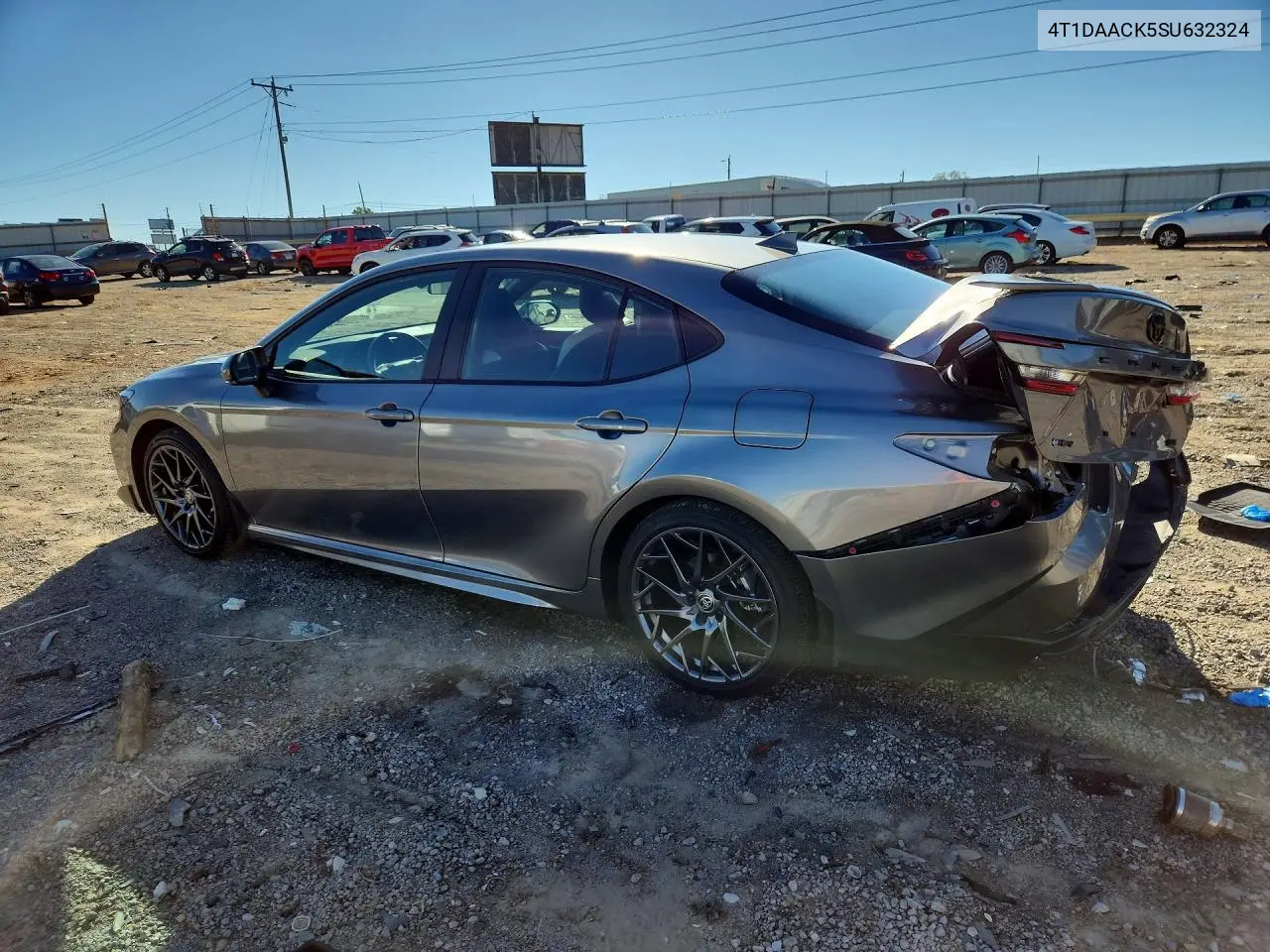 2025 TOYOTA CAMRY VIN 4T1DAACK5SU632324 — фото 2