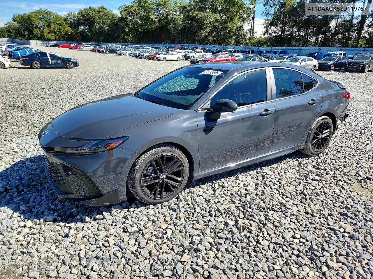 TOYOTA CAMRY 2025, VIN 4T1DAACK5SU119767