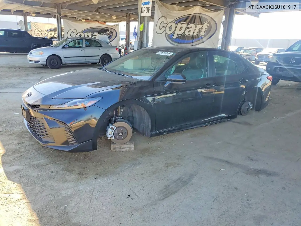 TOYOTA CAMRY 2025, VIN 4T1DAACK0SU181917