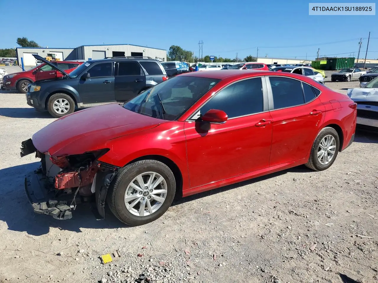 TOYOTA CAMRY 2025, VIN 4T1DAACK1SU188925