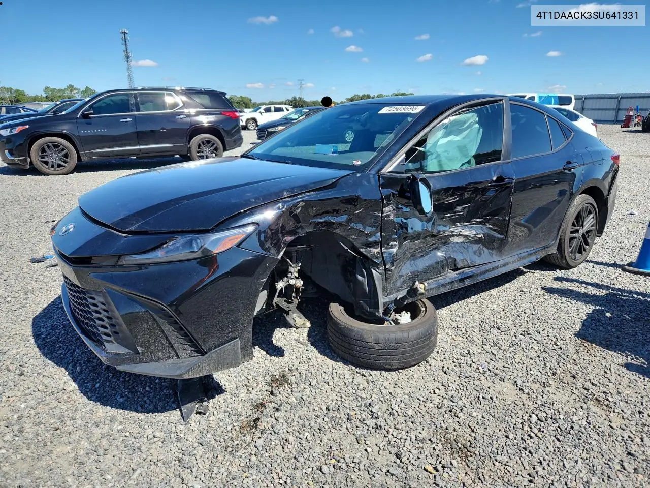 TOYOTA CAMRY 2025, VIN 4T1DAACK3SU641331
