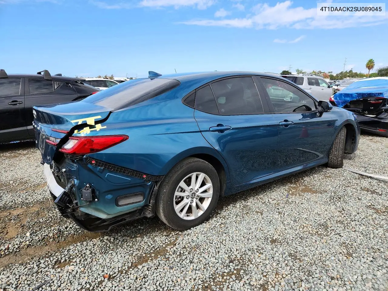 2025 TOYOTA CAMRY VIN 4T1DAACK2SU089045 — фото 3