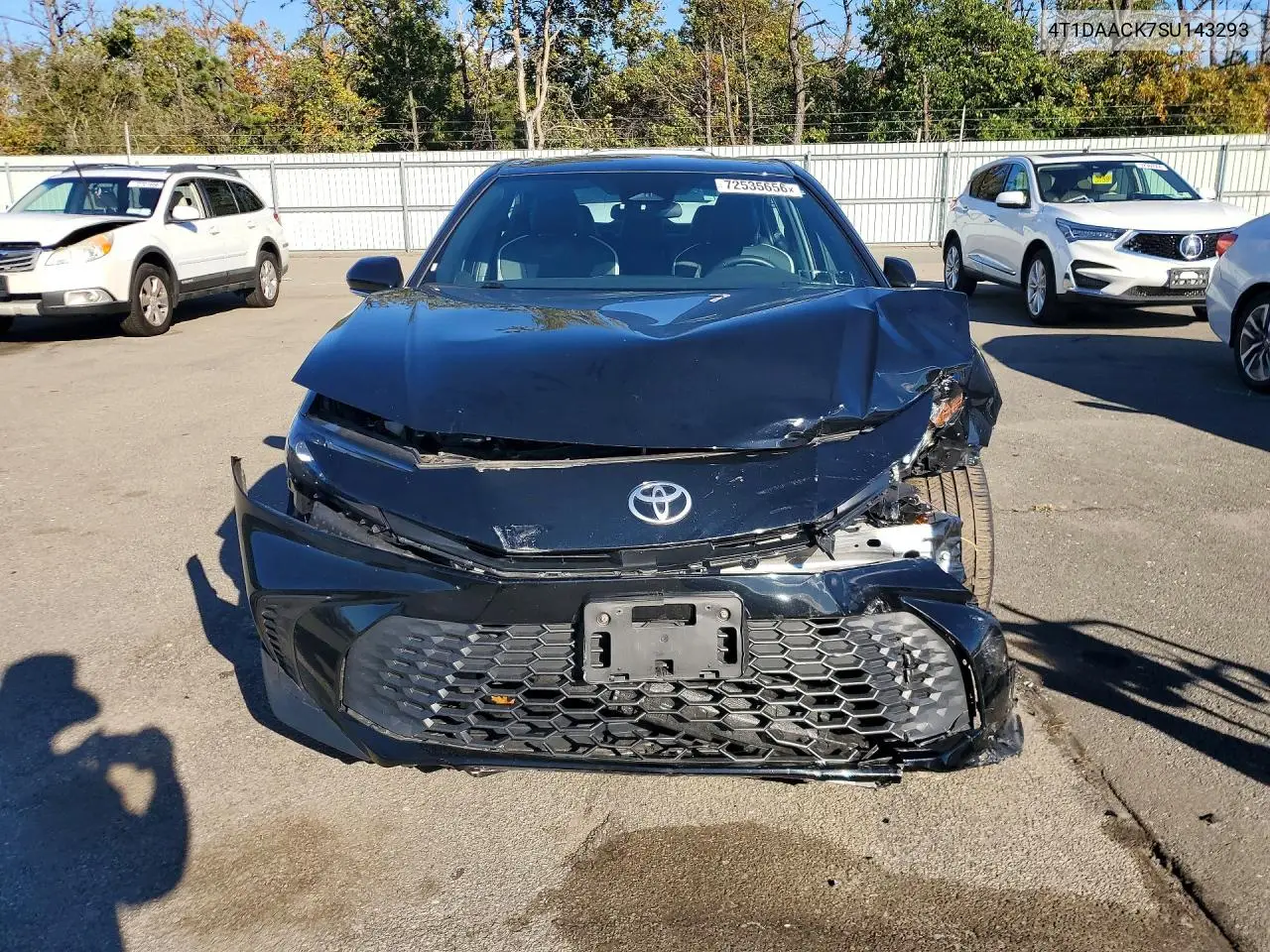 2025 TOYOTA CAMRY VIN 4T1DAACK7SU143293 — фото 5