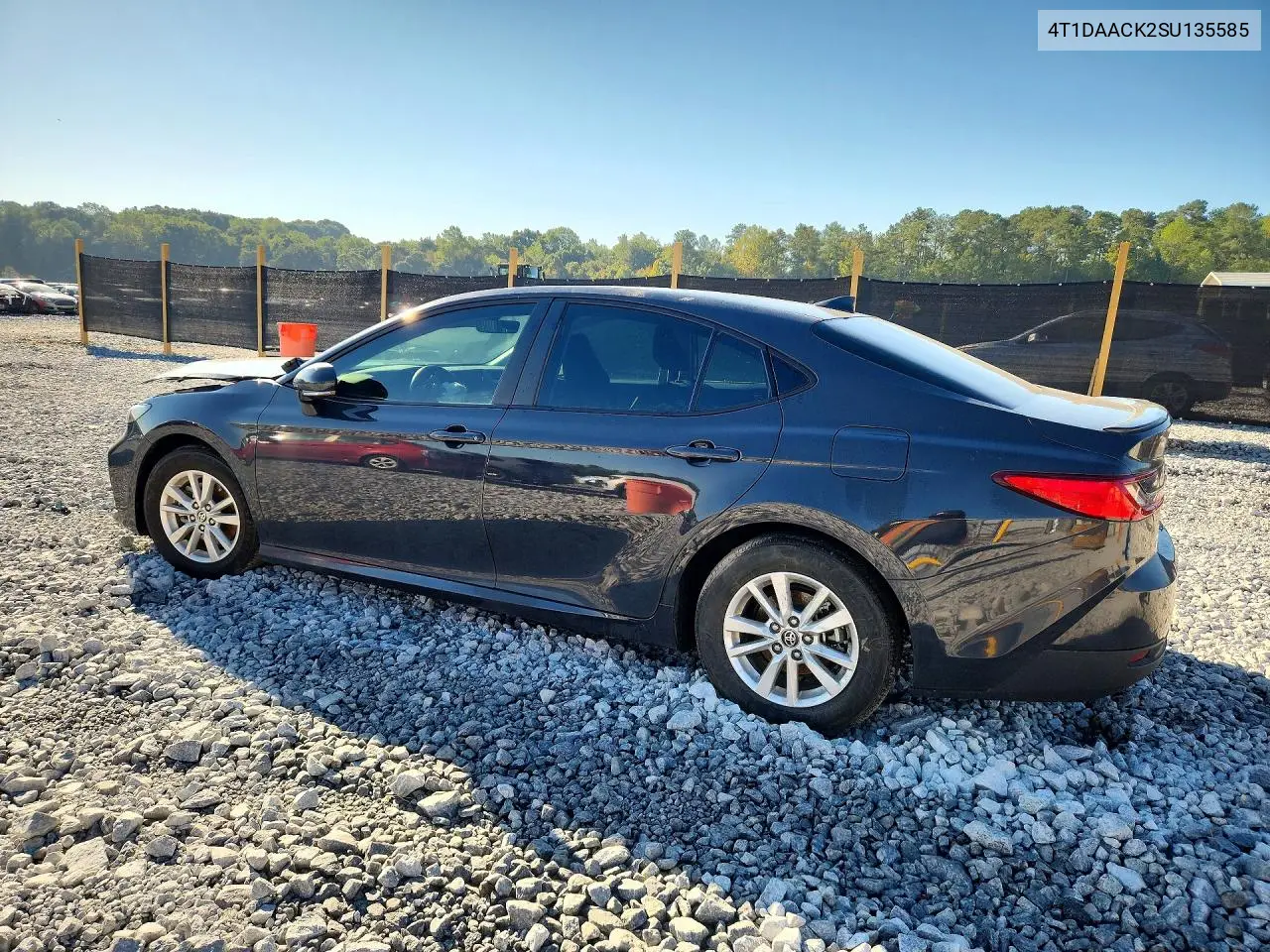 2025 TOYOTA CAMRY VIN 4T1DAACK2SU135585 — фото 2