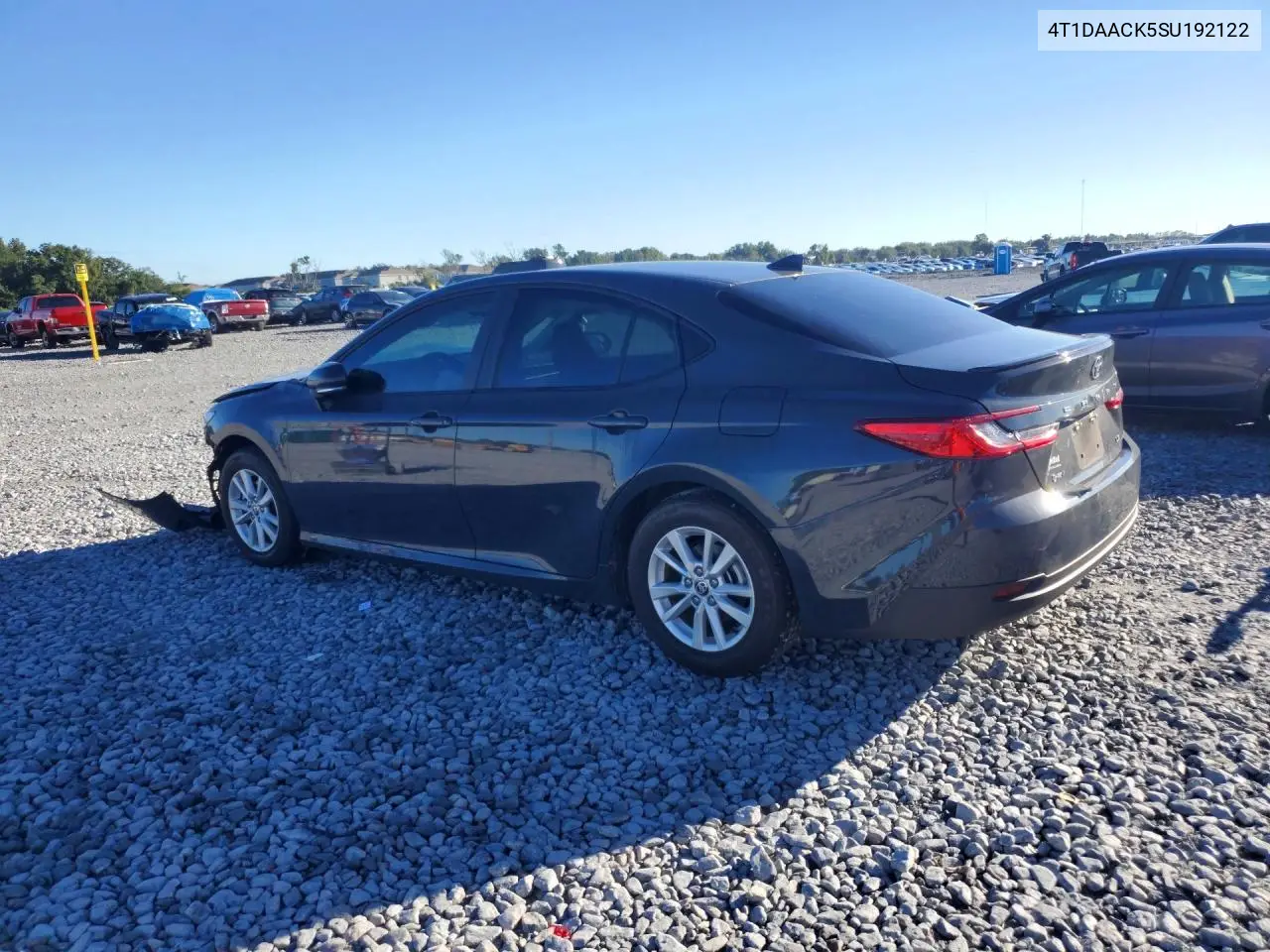 2025 TOYOTA CAMRY VIN 4T1DAACK5SU192122 — фото 2