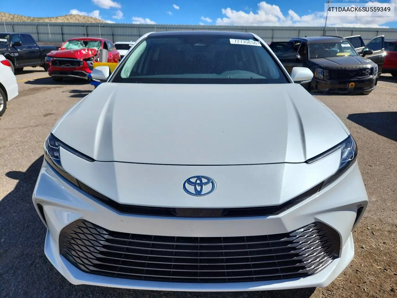 2025 TOYOTA CAMRY VIN 4T1DAACK6SU559349 — фото 5