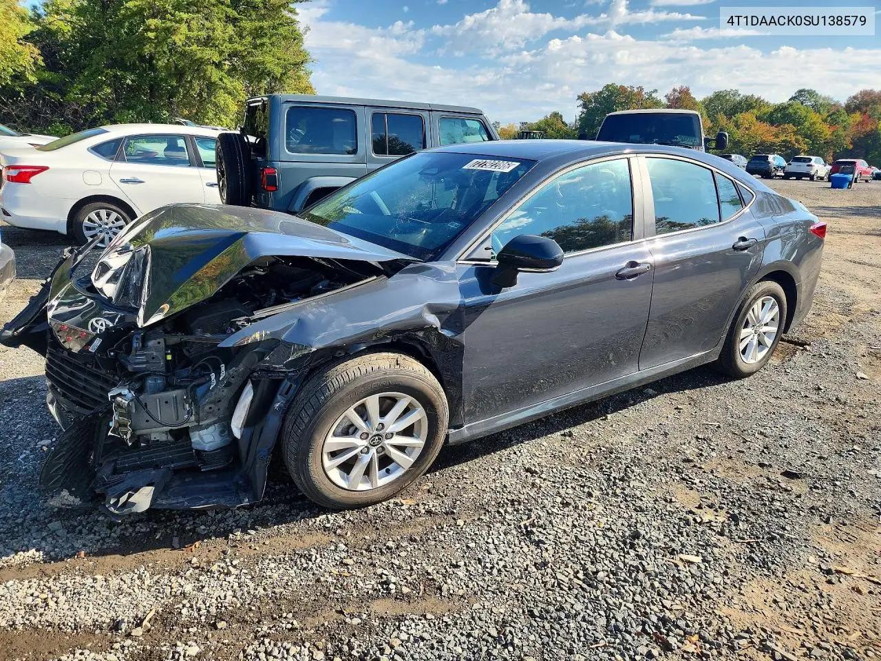 TOYOTA CAMRY 2025, VIN 4T1DAACK0SU138579