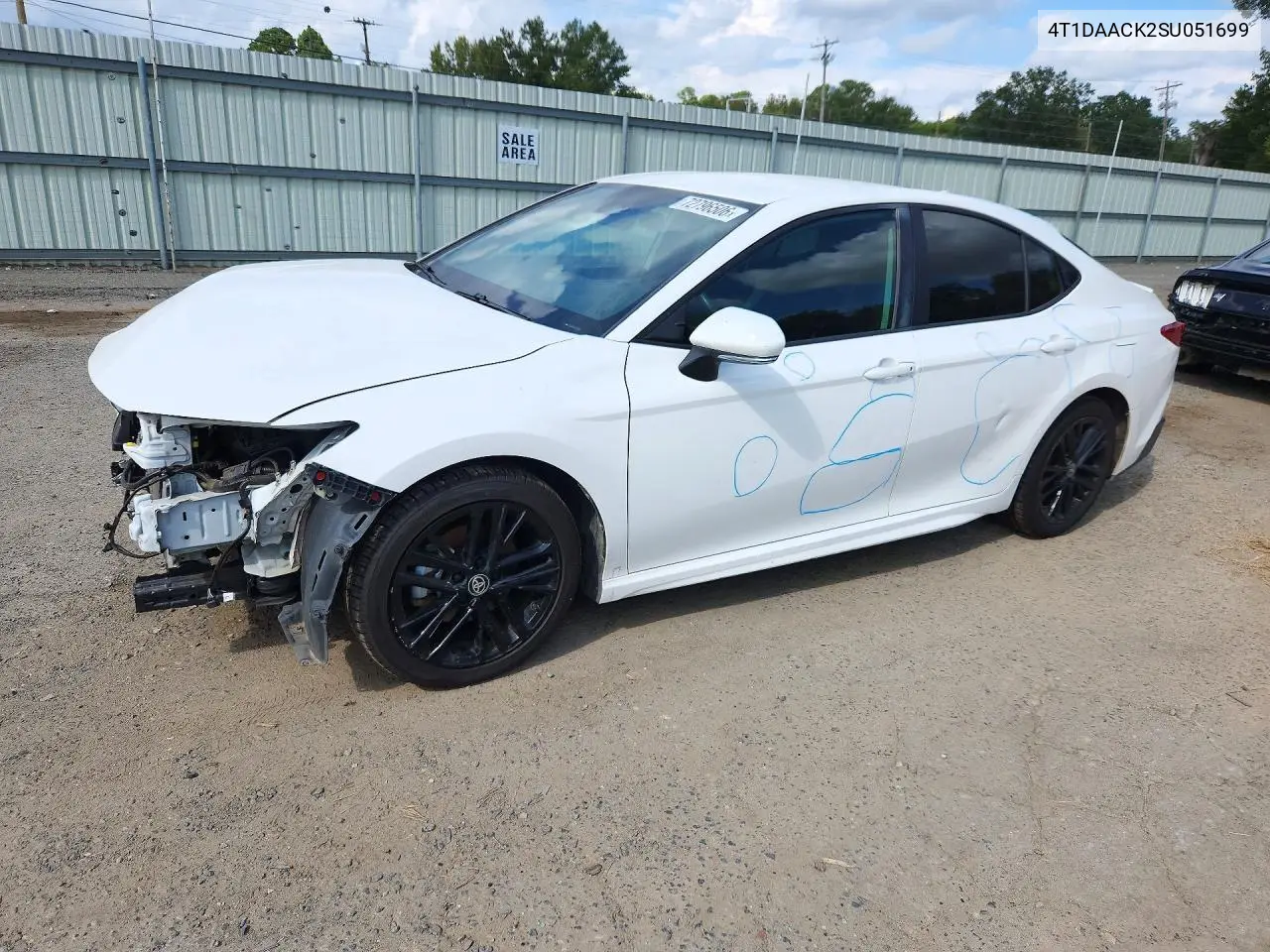 TOYOTA CAMRY 2025, VIN 4T1DAACK2SU051699