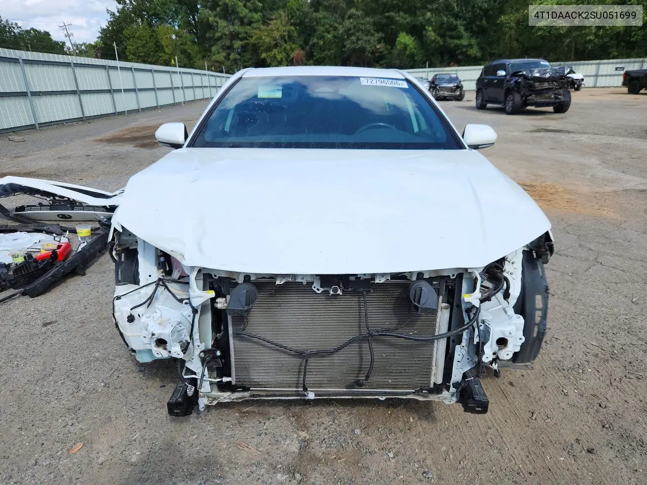 2025 TOYOTA CAMRY VIN 4T1DAACK2SU051699 — фото 5