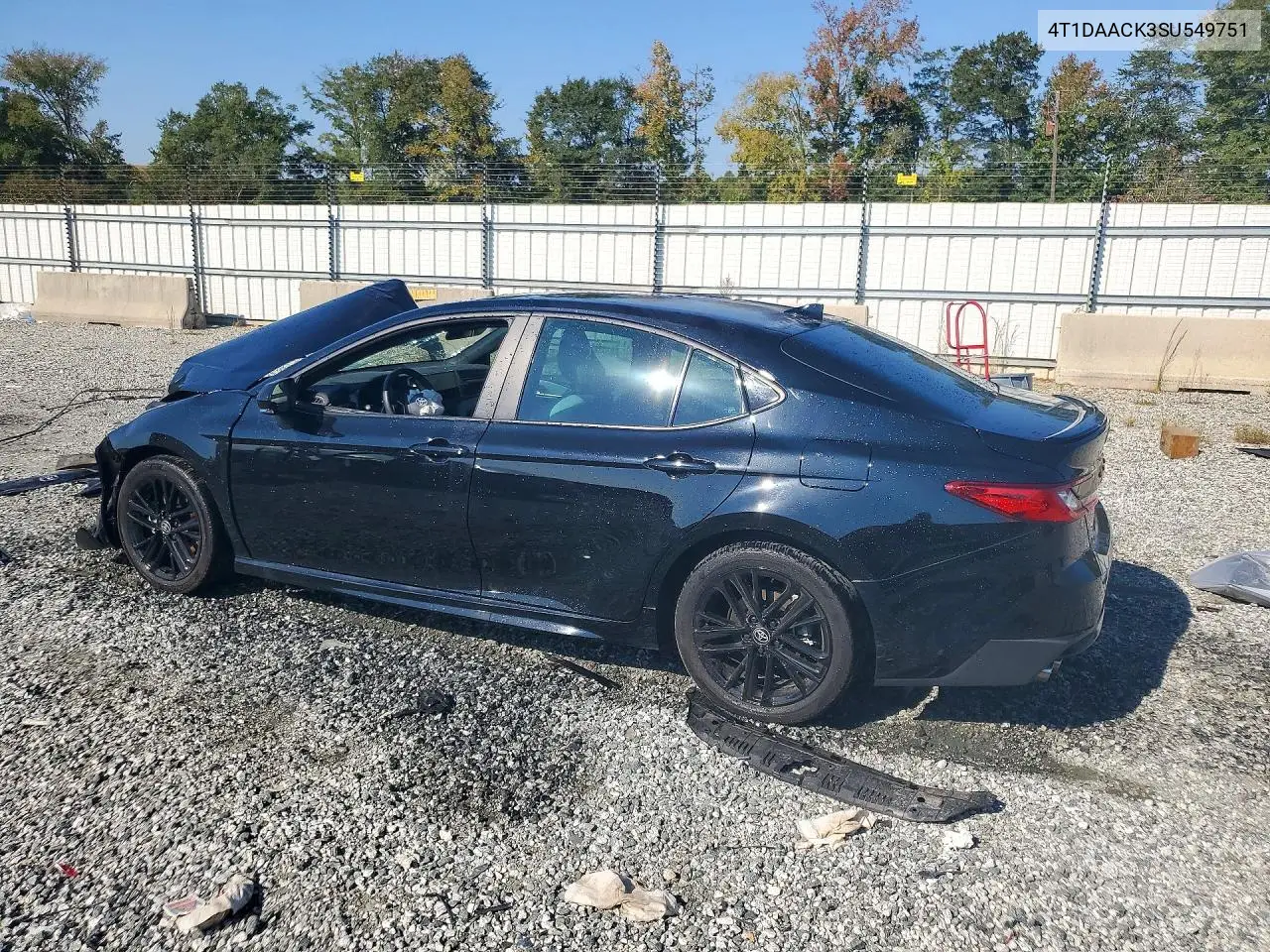 2025 TOYOTA CAMRY VIN 4T1DAACK3SU549751 — фото 2