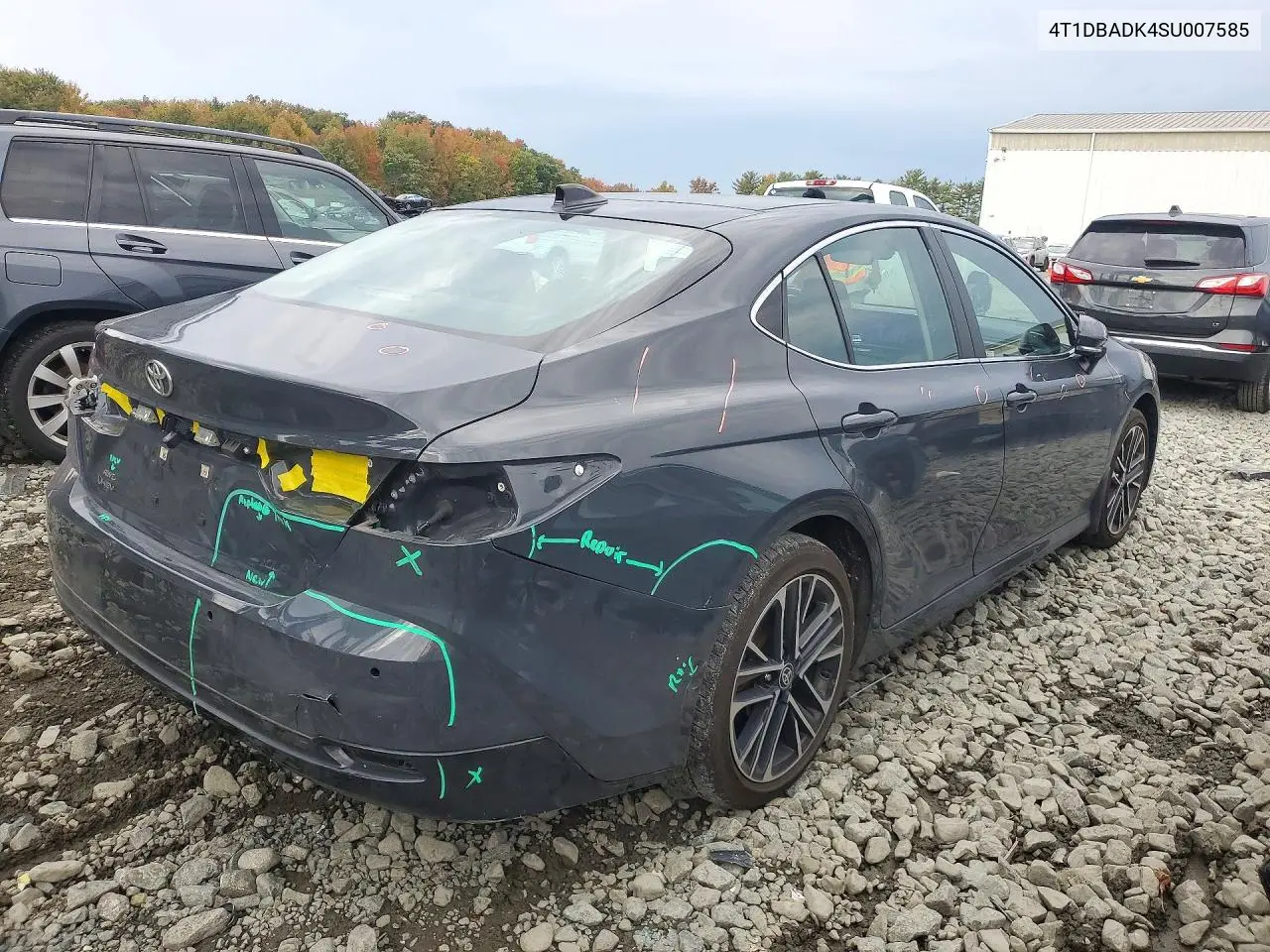 2025 TOYOTA CAMRY VIN 4T1DBADK4SU007585 — фото 3