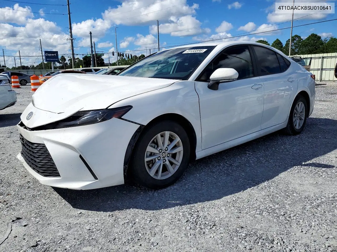 TOYOTA CAMRY 2025, VIN 4T1DAACK8SU010641