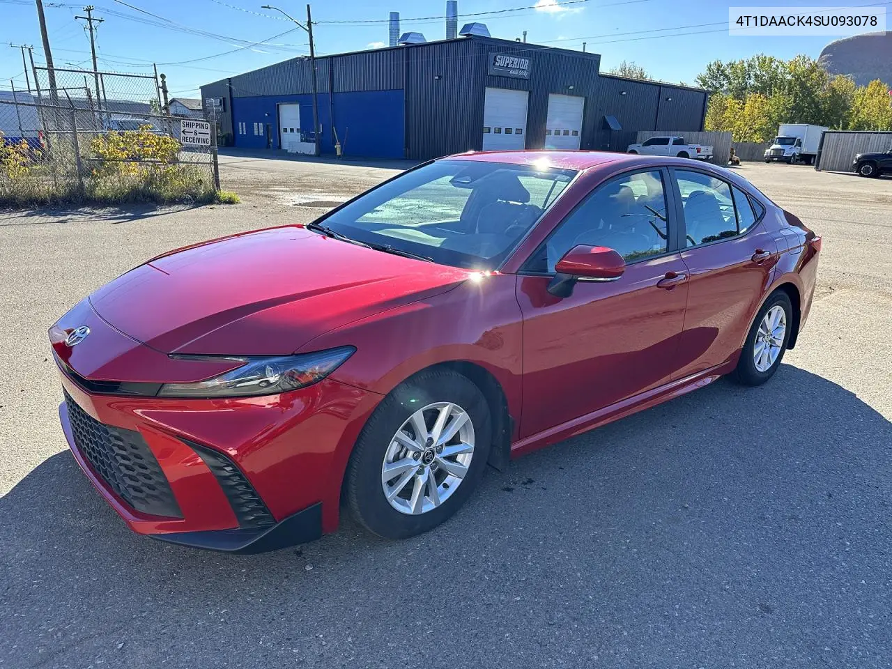 TOYOTA CAMRY 2025, VIN 4T1DAACK4SU093078