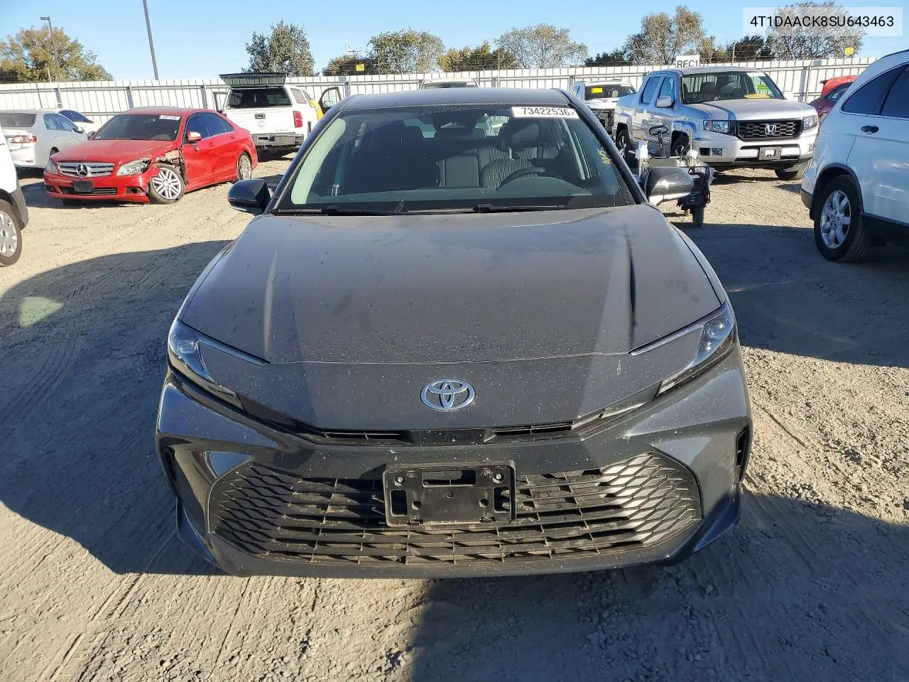2025 TOYOTA CAMRY VIN 4T1DAACK8SU643463 — фото 5