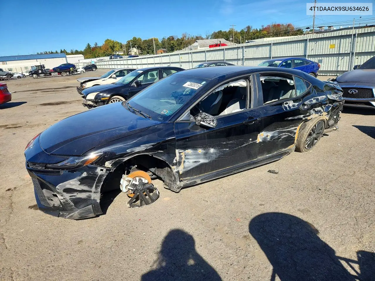 TOYOTA CAMRY 2025, VIN 4T1DAACK9SU634626